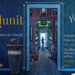 Combined Youth Whodunit Night Event Flyer